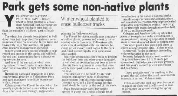 Clipping from The Independent-Record